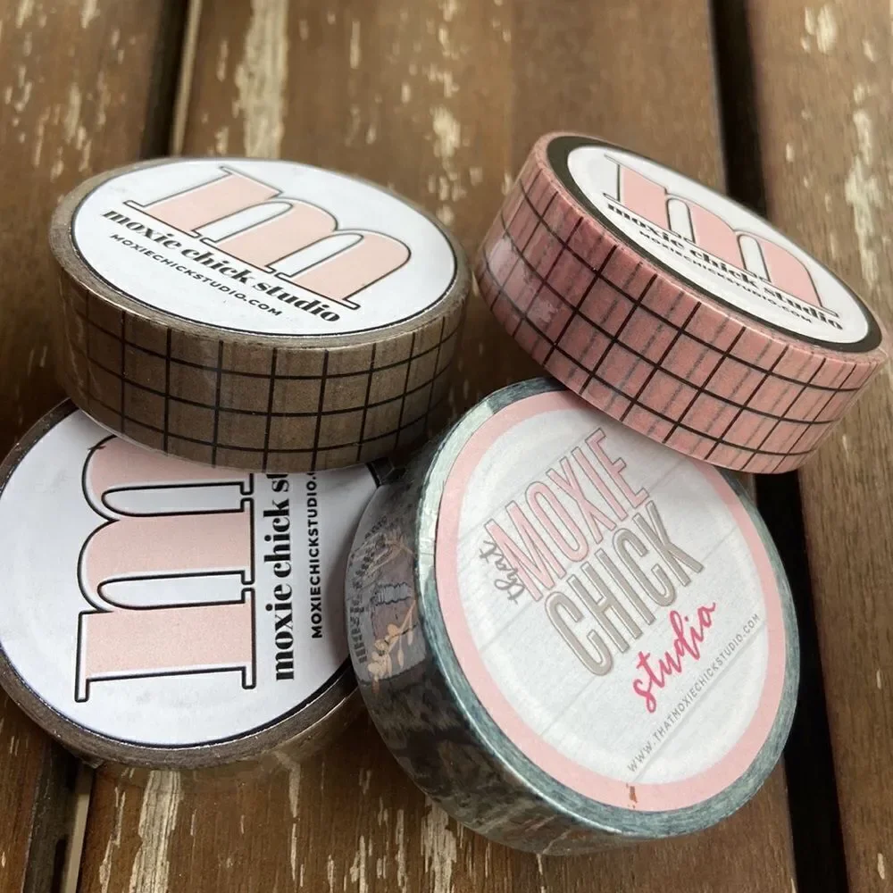 Washi tapes 4 rolls NeW never opened moxie chick studio